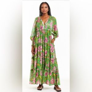 Love the label dress - NWT Irena Kelly green print